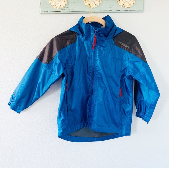 Tog 24 Milatex Blue & Black Waterproof Jacket 5/6 - Picture 1 of 8